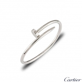 Cartier White Gold Juste Un Clou Bracelet Size 15 B6048315